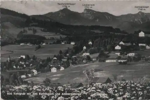 Bad Kohlgrub - mit den Kurhäusern - 1959