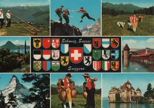 Schweiz - Schweiz - Schweiz - mit 8 Bildern - ca. 1980