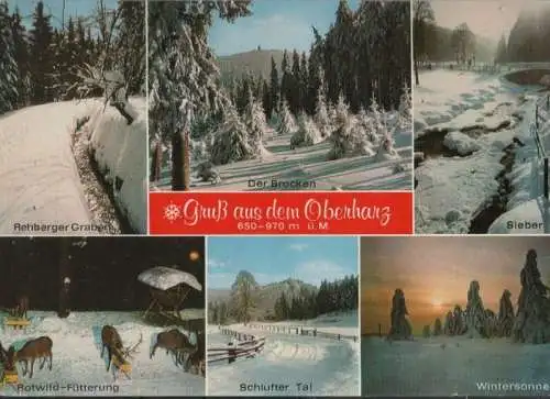 Oberharz - 6 Teilbilder - 1983