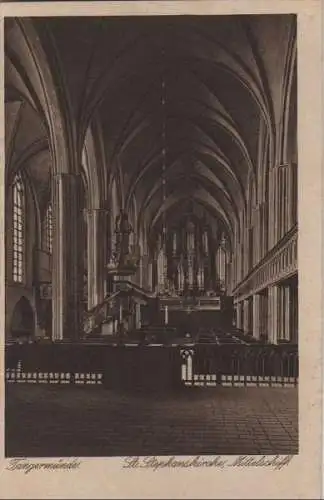 Tangermünde - St. Stephanskirche, Mittelschiff - ca. 1935