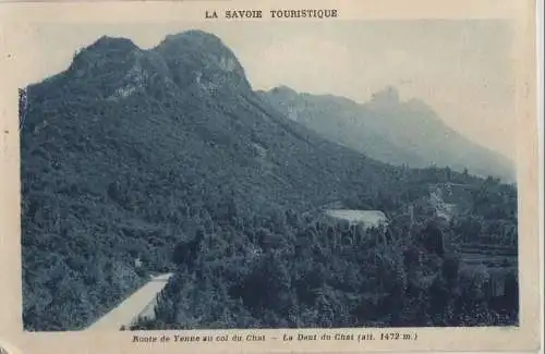 Frankreich - Frankreich - Savoie (Landschaft) - Route de Yenne au col du Chat - ca. 1950