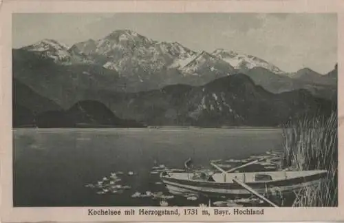 Kochelsee - mit Herzogstand - 1925