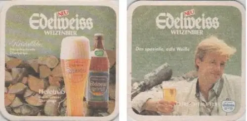 Bierdeckel quadratisch - Edelweiss Weizen - das Spezielle