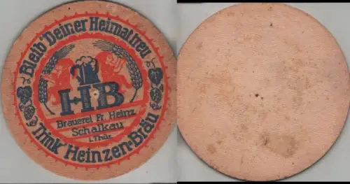 Bierdeckel rund - Heinzen-Bräu