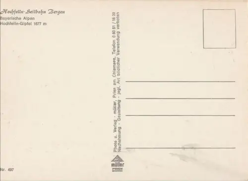 Hochfelln - Seilbahn