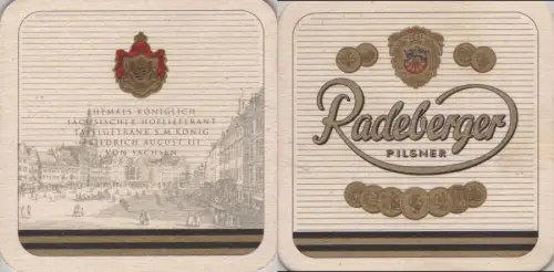 Bierdeckel quadratisch - Radeberger