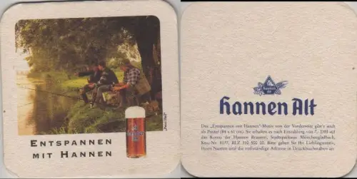 Bierdeckel quadratisch - Hannen