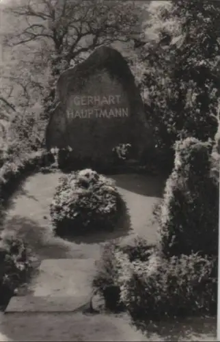Hiddensee - Kloster, Grab von Gerhart Hauptmann - ca. 1960