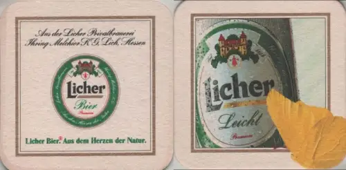 Bierdeckel quadratisch - Licher