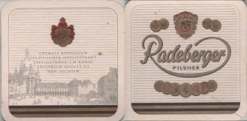 Bierdeckel quadratisch - Radeberger