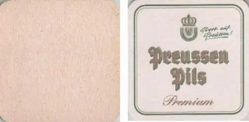 Bierdeckel quadratisch - Preussen Pils Premium