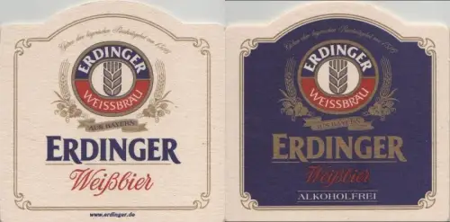 Bierdeckel Sonderform - Erdinger