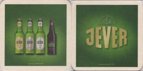 Bierdeckel quadratisch - Jever