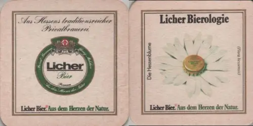 Bierdeckel quadratisch - Licher