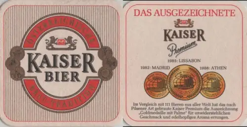 Bierdeckel quadratisch - Kaiser