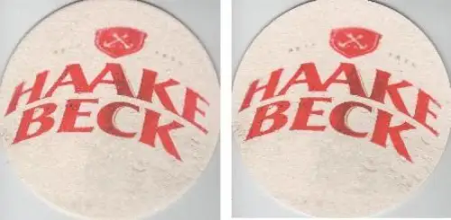 Bierdeckel rund - Haake Beck (leicht verschmutzt)