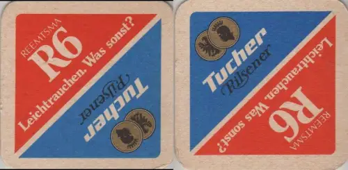 Bierdeckel quadratisch - Tucher - R6