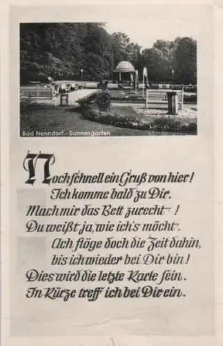 Bad Nenndorf - Sonnengarten - ca. 1955