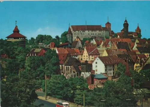 Nürnberg - Blick auf Burg