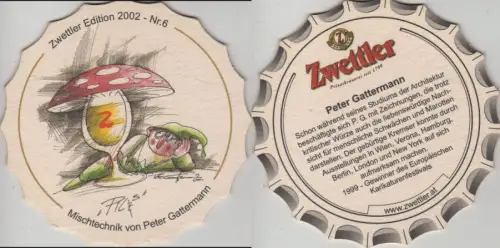 Bierdeckel Sonderform - Zwettler