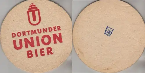 Bierdeckel rund - Dortmunder Union-Bier
