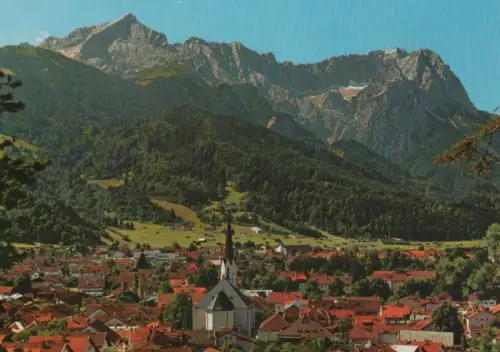 Garmisch-Partenkirchen - mit Wettersteingebirge - ca. 1980