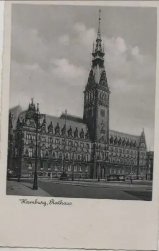 Hamburg - Rathaus - ca. 1955