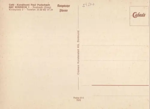 Windeck, Sieg - Café Puderbach