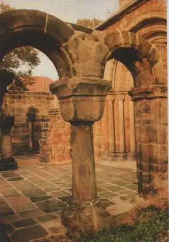 Bürgel-Thalbürgel - Klosterkirche, Ruinen der Vorkirche - 1986