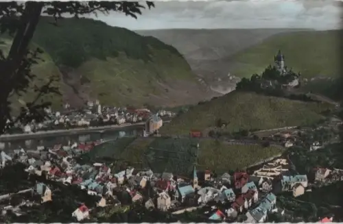 Cochem - Blick von der Umkehr - ca. 1965