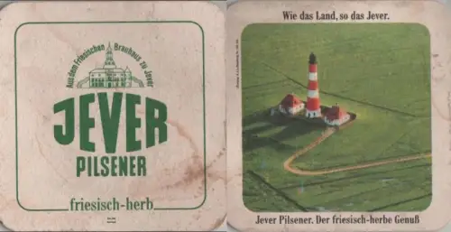 Bierdeckel quadratisch - Jever