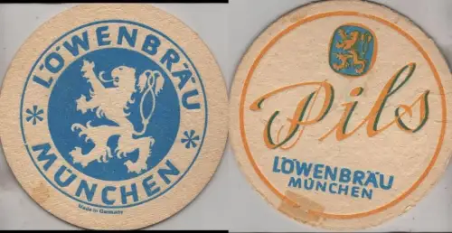Bierdeckel rund - Löwenbräu