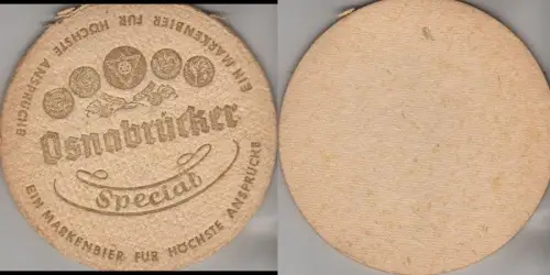 Bierdeckel rund - Osnabrücker Bier