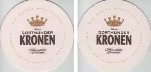 Bierdeckel rund - Dortmunder Kronen