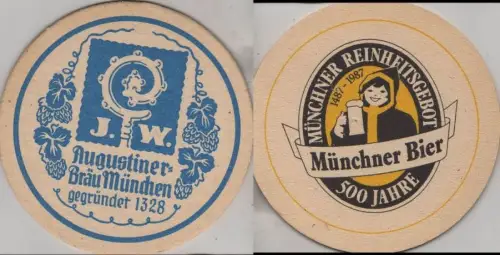 Bierdeckel rund - Augustiner-Bräu