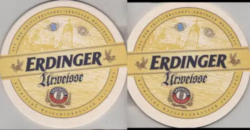 Bierdeckel rund - Erdinger