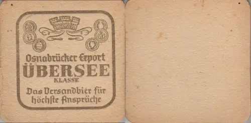 Bierdeckel quadratisch - Osnabrücker Bier