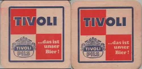 Bierdeckel quadratisch - Tivoli