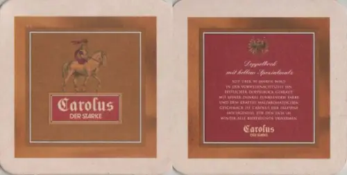 Bierdeckel quadratisch - Carolus