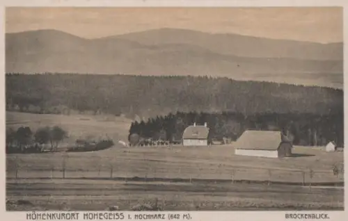 Thale - Hohegeiss - Brockenblick - ca. 1955