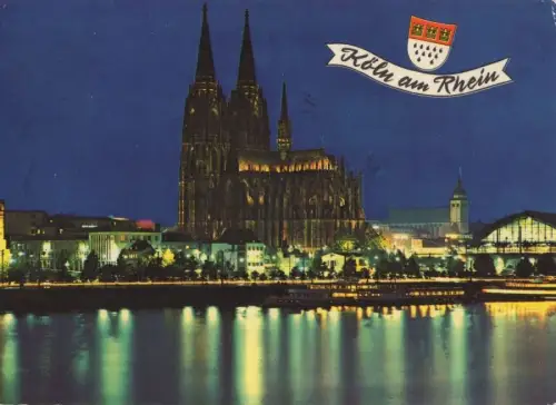 Köln - Dom mit Festbeleuchtung