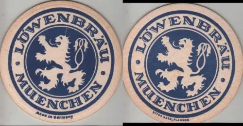 Bierdeckel rund - Löwenbräu