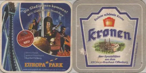 Bierdeckel quadratisch - Kronen