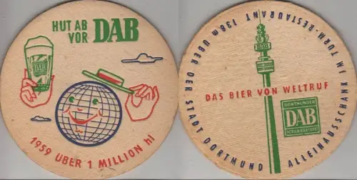 Bierdeckel rund - dab
