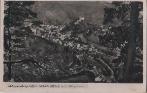 Schwarzburg - Blick vom Trippstein - 1959