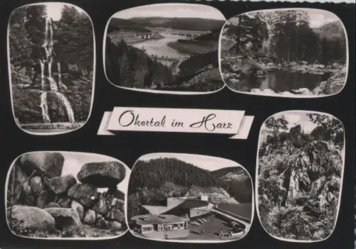 Okertal - 6 Teilbilder - ca. 1965