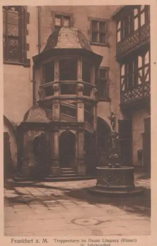 Frankfurt - Treppe im Haus Limpurg - ca. 1935