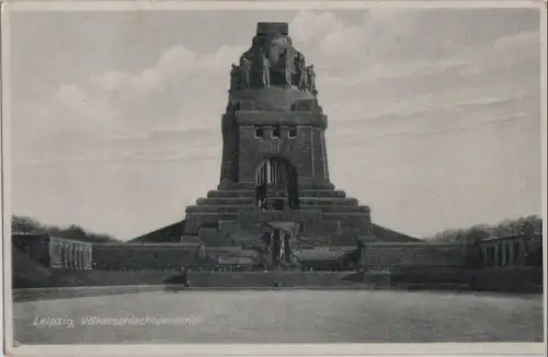 Leipzig - Völkerschlachtdenkmal - 1936