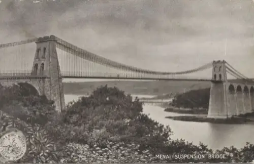 Großbritannien - Wales - Großbritannien - Menai Suspension Bridge