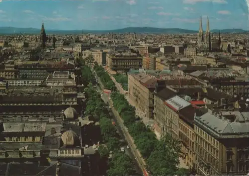 Österreich - Österreich - Wien - Ringstraße vom Ringturm - 1978